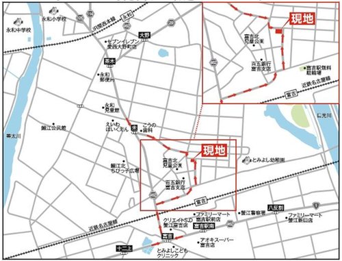 現地案内図