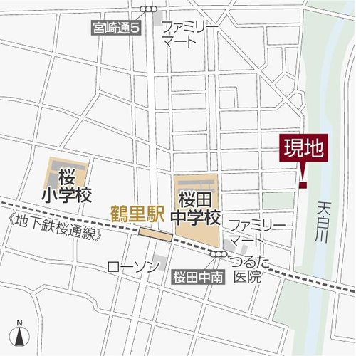 現地案内図