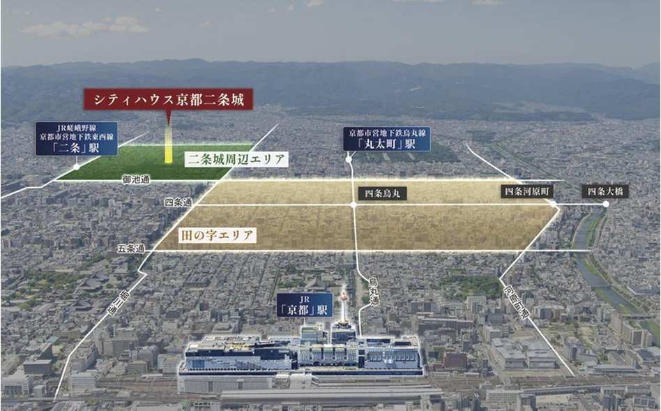 シティハウス京都二条城の建物の特徴画像