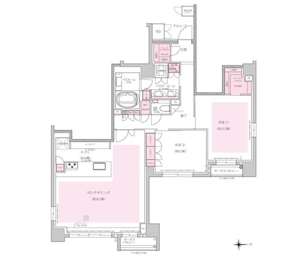 ヴィークハウス京都 四条烏丸 室町通の室内の特徴画像