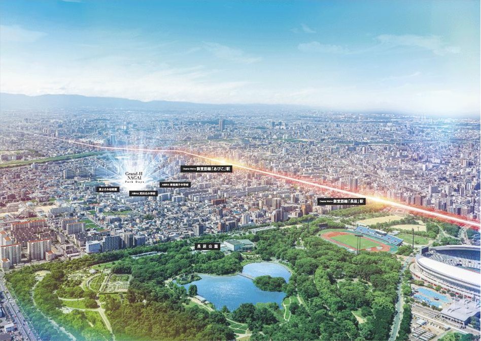 グランアッシュ長居パークデイズの建物の特徴画像