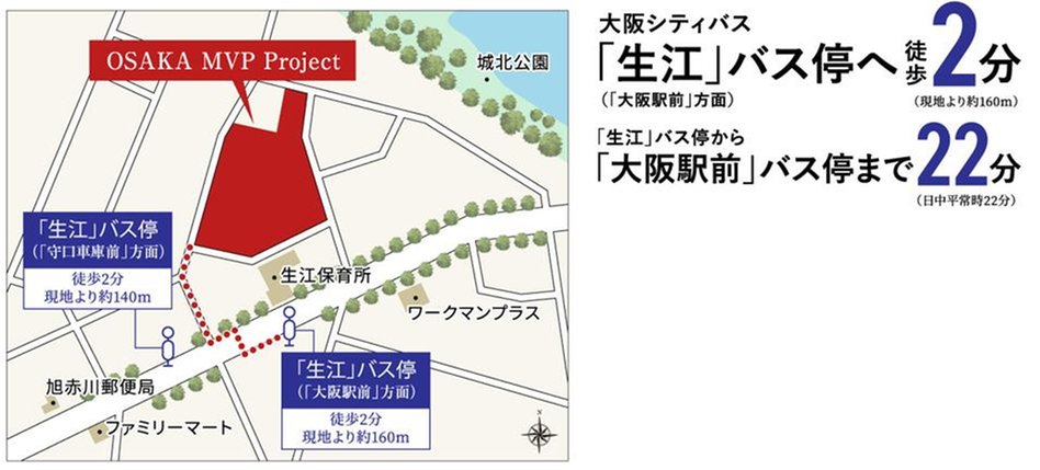 OSAKA MVP Projectの立地・アクセス画像
