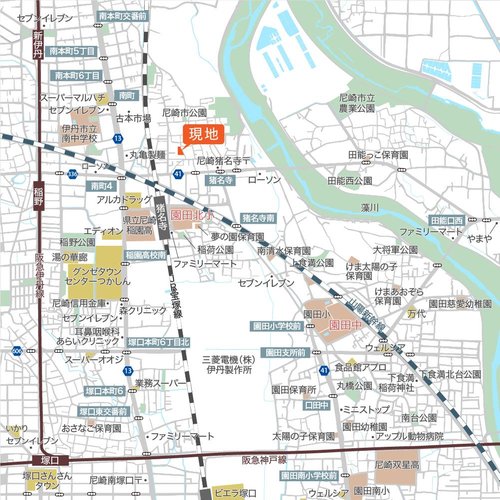 現地案内図