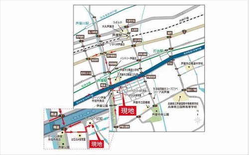 現地案内図