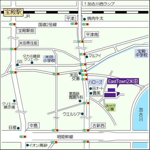 現地案内図
