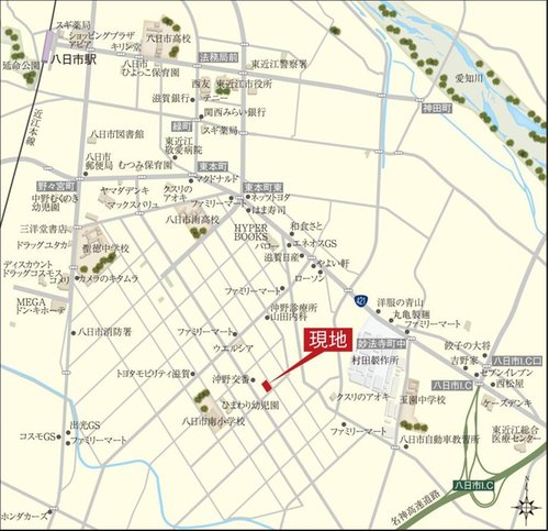 現地案内図