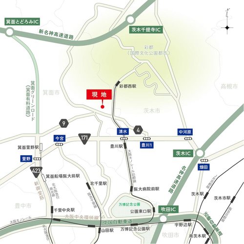 交通アクセス図