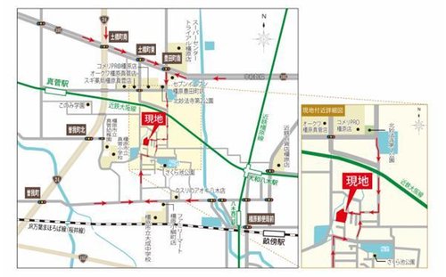 現地案内図