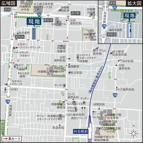 交通アクセス図