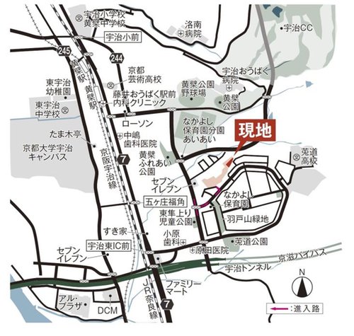 現地案内図