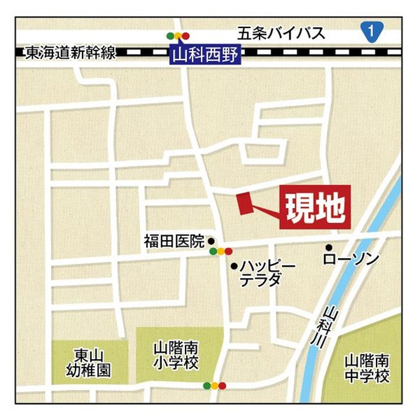 根木建設工業　東野舞台町Ⅲ　全10区画　【一戸建て】 現地案内図