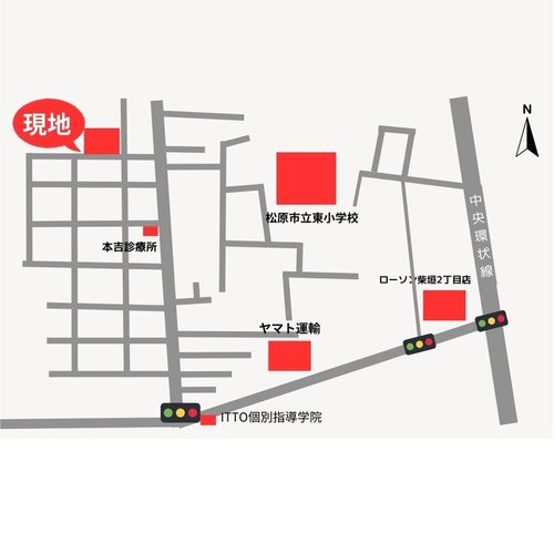 現地案内図