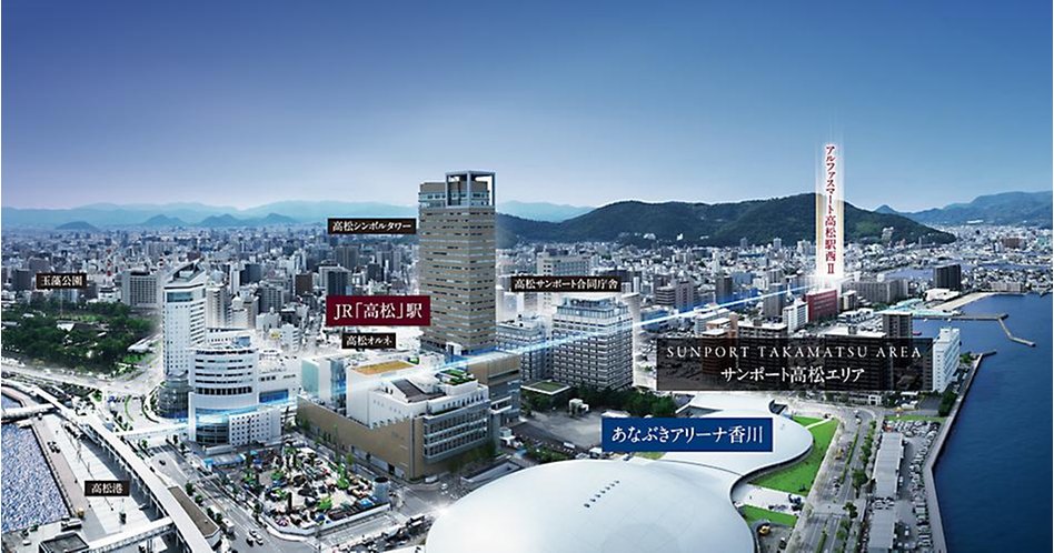 アルファスマート高松駅西IIの建物の特徴画像