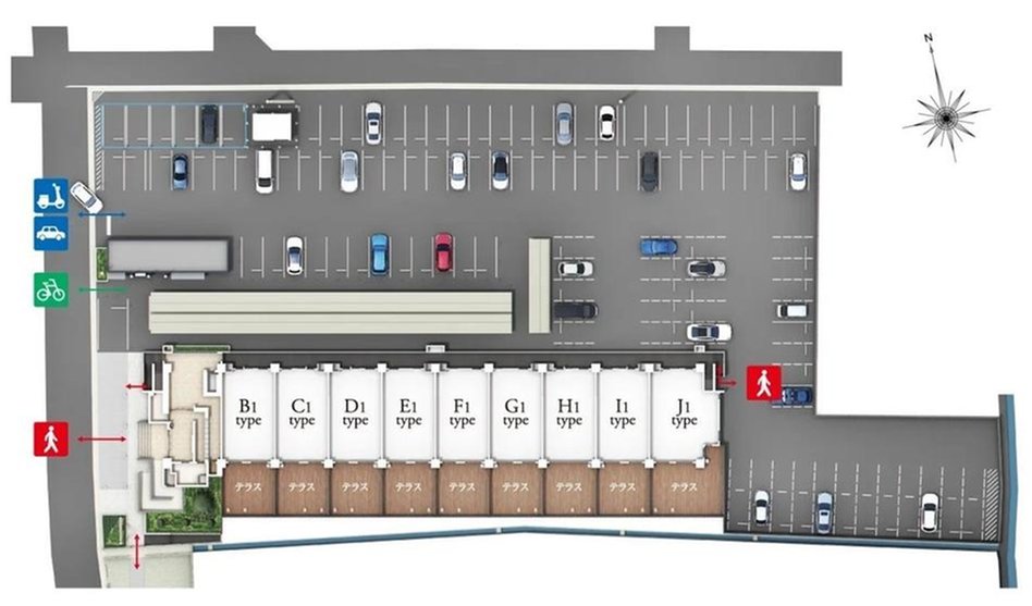 アルファスマート三条の建物の特徴画像