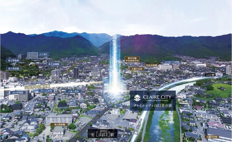 クレイルシティ山口堂の前の周辺環境の特徴画像