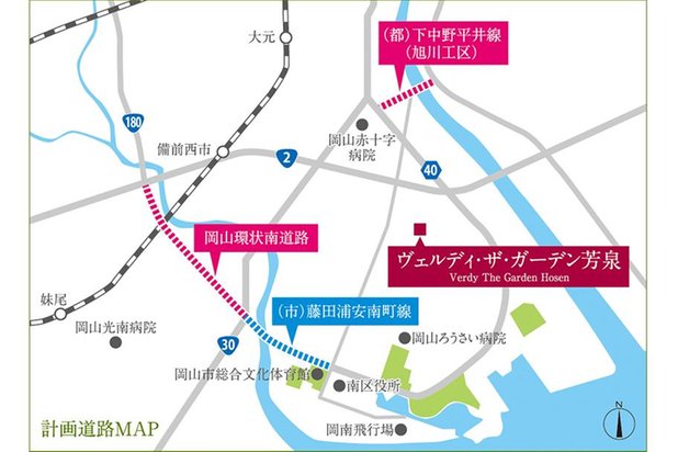 ヴェルディ・ザ・ガーデン芳泉の立地・アクセス画像