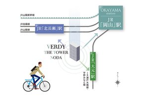 ヴェルディ・ザ・タワー野田の立地・アクセス画像