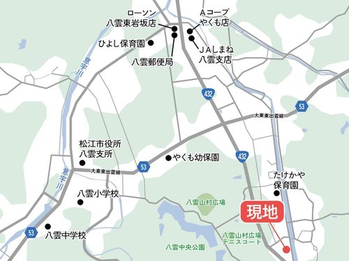 現地案内図