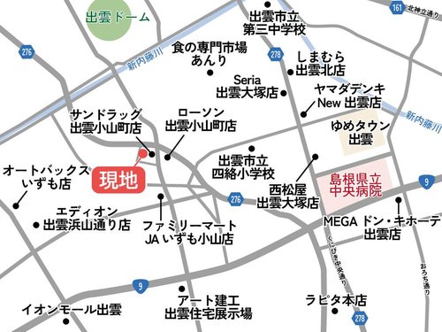 現地案内図