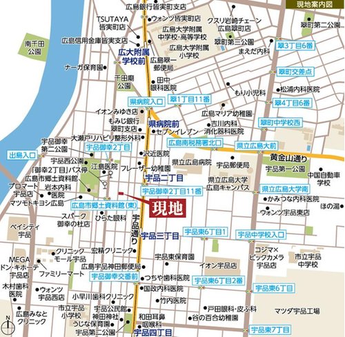 現地案内図