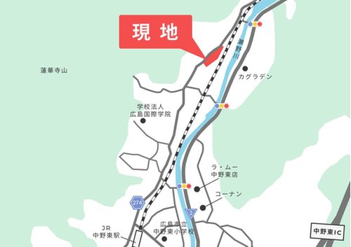 現地案内図