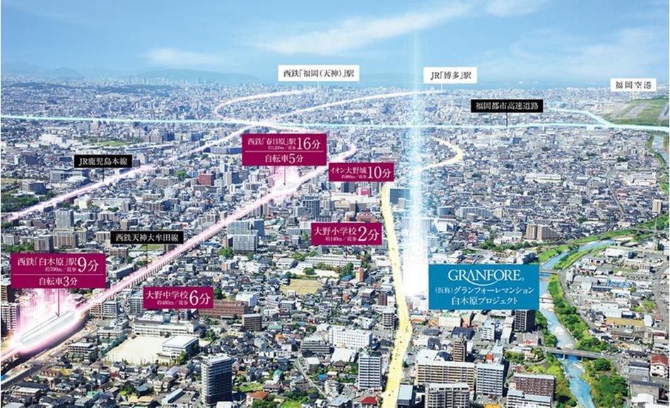 （仮称）グランフォーレマンション白木原プロジェクトの建物の特徴画像