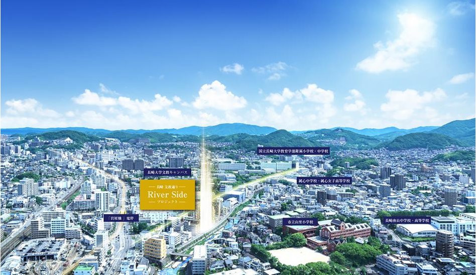 長崎文教通りRiverSideプロジェクトの建物の特徴画像