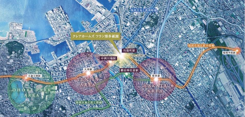 クレアホームズ フラン博多祇園の建物の特徴画像