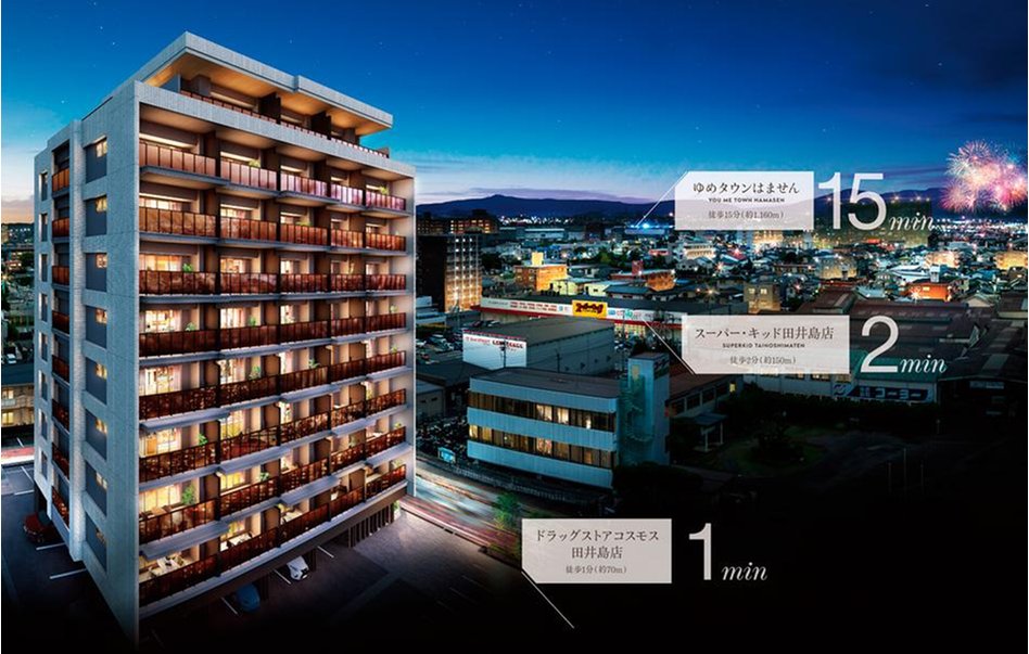 レクシア田迎サウスブライトの建物の特徴画像