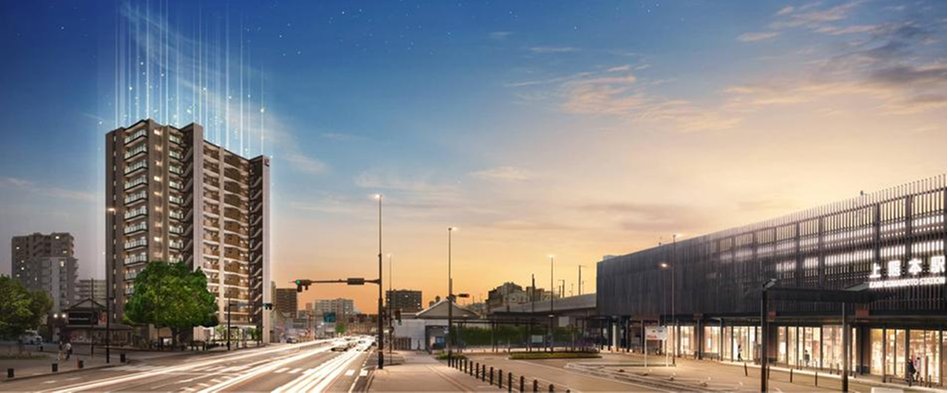 オーヴィジョン上熊本駅前の建物の特徴画像