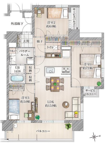ザ・ブライトン浦上の取材レポート画像