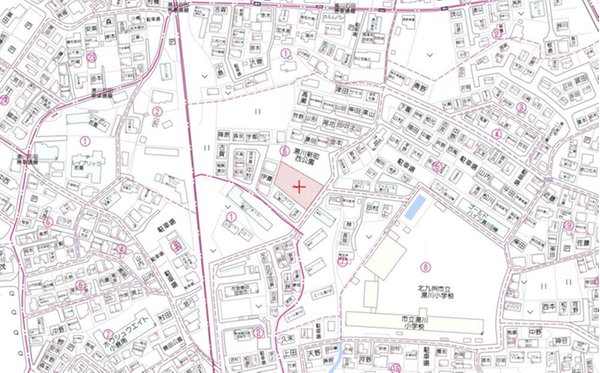 湯川新町一丁目（5期）　戸建　【一戸建て】 現地案内図