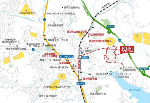 現地案内図