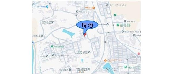 嘉麻市鴨生2期　3号棟　【一戸建て】 現地案内図