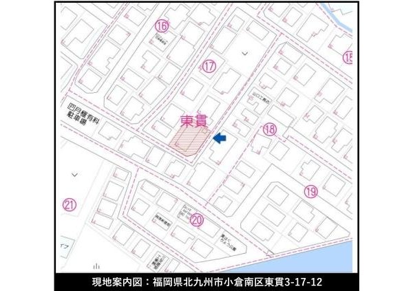 東貫三丁目（3期）　【一戸建て】 現地案内図