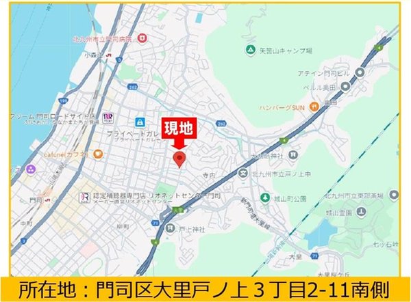 【大英CODATE】ワンハウス 大里戸ノ上3丁目　12号棟　【一戸建て】 現地案内図
