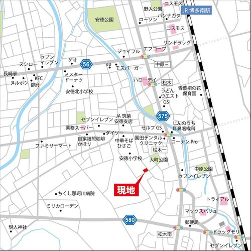 現地案内図