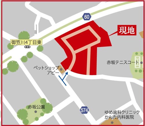 現地案内図