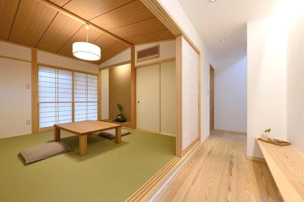 【伊勢崎市／平屋＋αの南千木モデルハウス】4つの庭と繋ぐ、「隠れ家」のような平屋モデル7