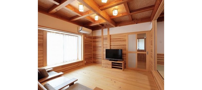 ひのき丸太のベンチ インテリア か弱い