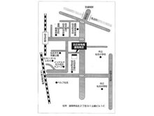 赤白の看板を目印にご来店下さい。駐車場もご用意しております。駅からも徒歩約5分程度ですので、お気軽にお立ち寄りください。