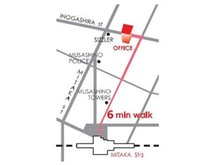 JR中央線「三鷹」駅 北口から徒歩6分