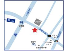 ノジマ電気さんの目の前(富士山側)、茶色い三階建ての建物の一階になります。青い看板が目印です!