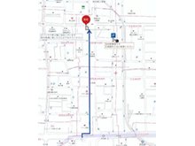 阪急京都線「西院」駅より北にまっすぐお進みください徒歩約5分で当社でございますメゾンド六角2階ですので、西大路通に面した入口よりお入り下さい