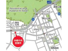 国体道路沿い、ドラッグイレブンの向かいです。事務所隣に駐車スペースもございます。