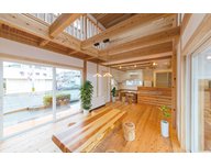 木と漆喰　十津川の家　高槻住宅展示場の画像
